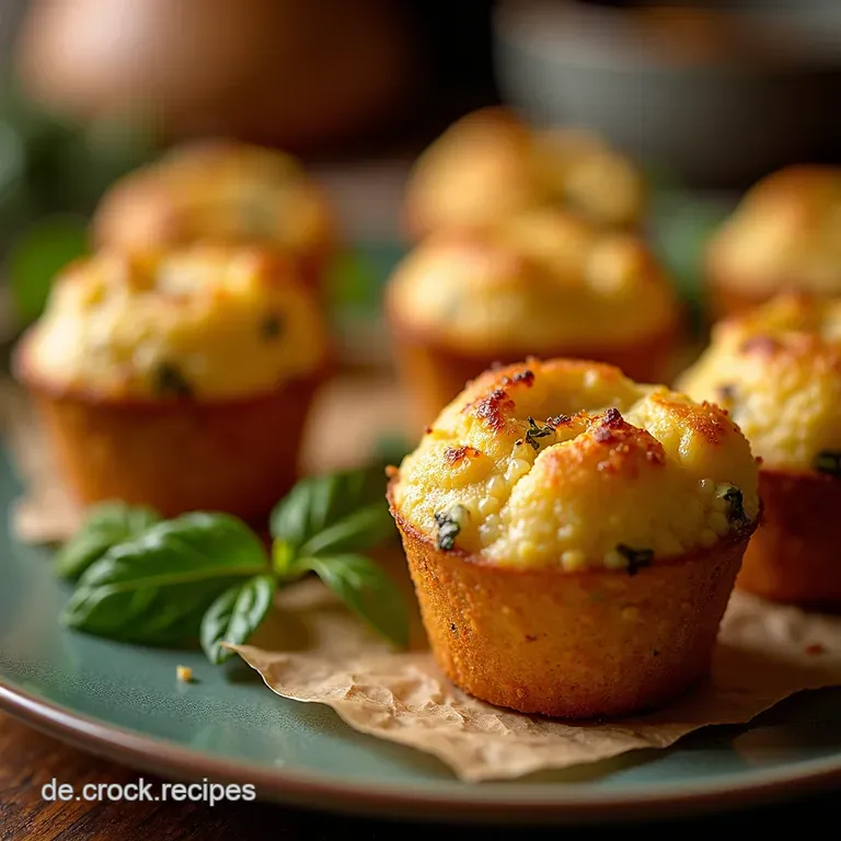 Herzhafte SpinatLachsMuffins presentation