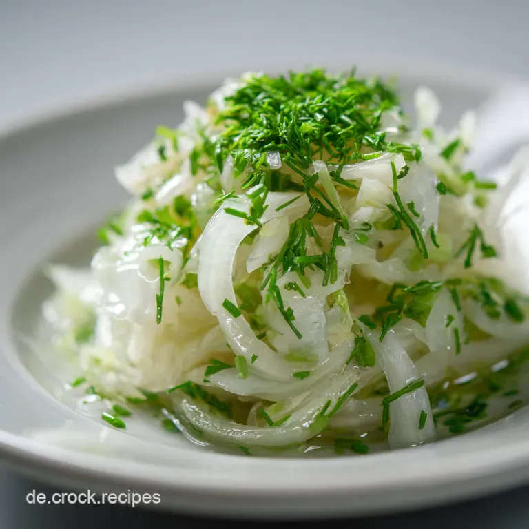 Herzhafter Deutscher Weißkrautsalat (Wie vom Imbiss!) presentation