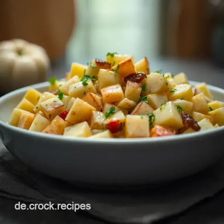 Herzhafter Kartoffel-Gurken-Sommersalat mit Pfiff presentation