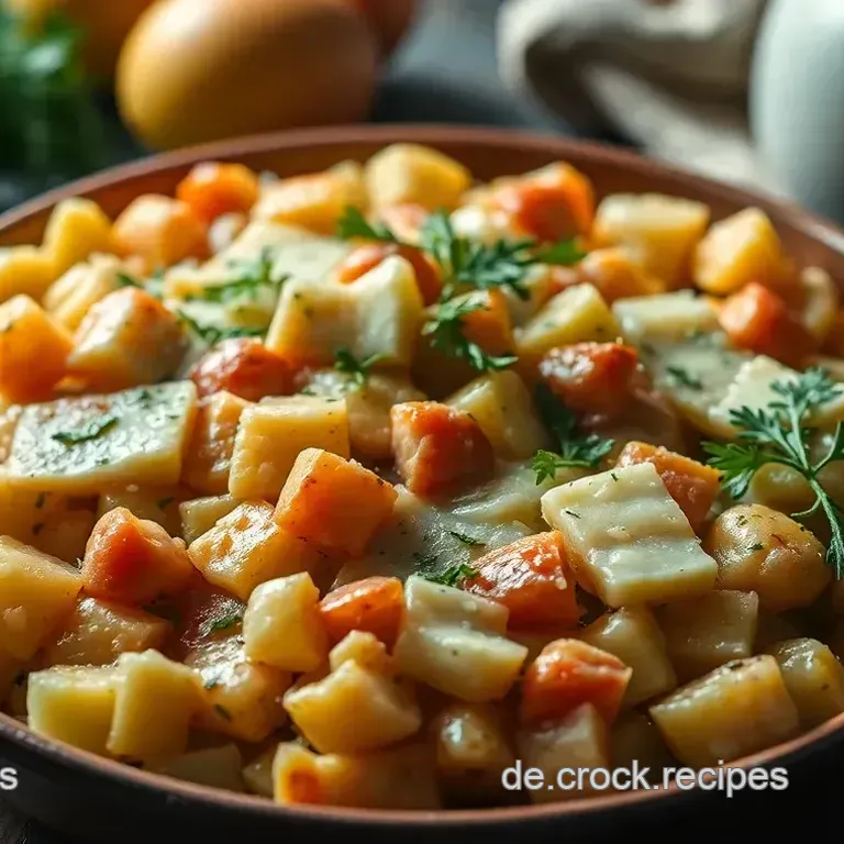 Herzhafter Kartoffelauflauf mit Käse und frischen Kräutern