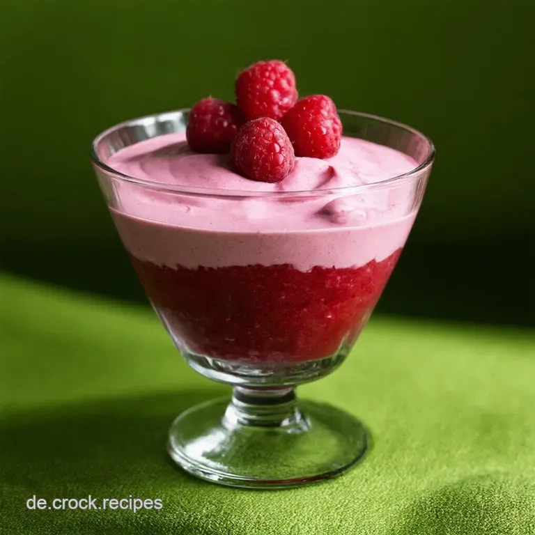 Himbeerhimmel im Glas Mousse zum Dahinschmelzen