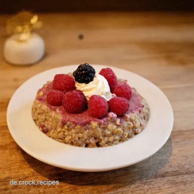 Himmlische Himbeerovernight Oats presentation