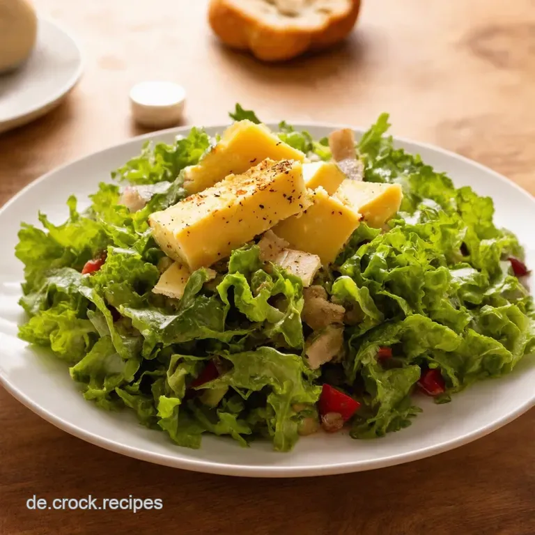 H&uuml;ttenk&auml;seabendbrotsalat Der Schnelle Sattmacher presentation