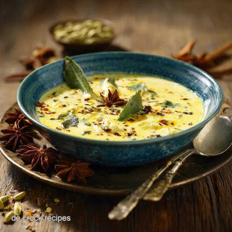 Indisches Kadhi Das cremige JoghurtCurry mit scharfer Würze