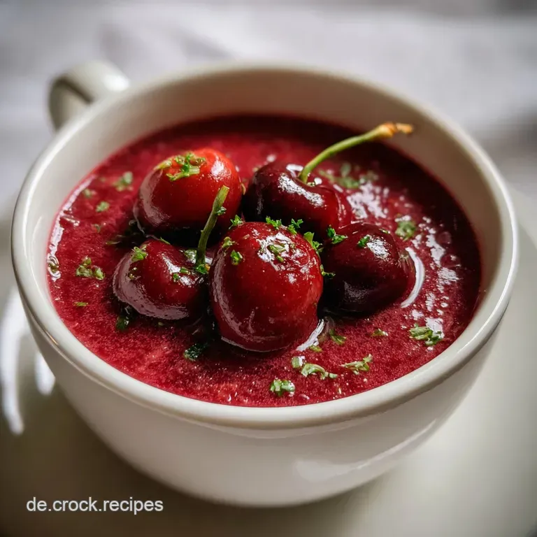 Kalte Sauerkirschsuppe: Die K&ouml;nigin des Sommers