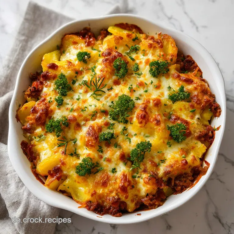 Kartoffel-Hack-Auflauf: Herzhaft und &Uuml;berbacken