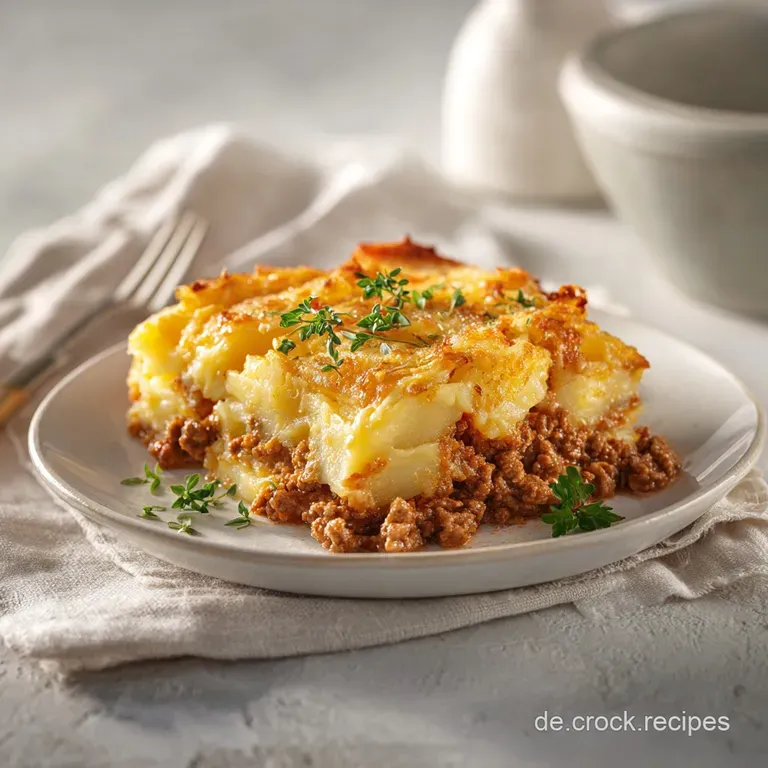 Kartoffelauflauf mit Hackfleisch: Deftig und Cremig