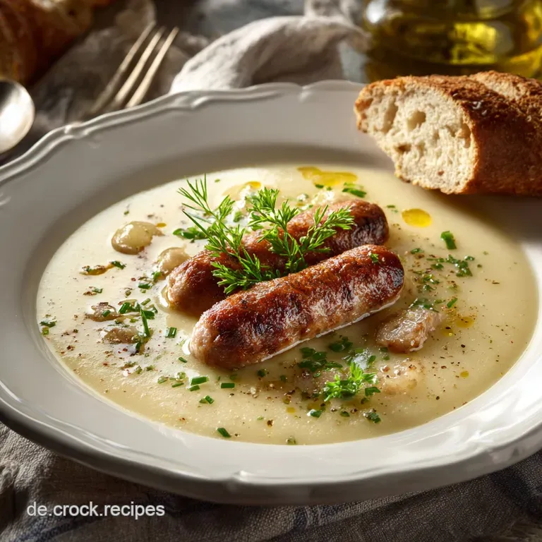 Kartoffelsuppe Mit Wurst: Hausmannskost Herzhaft Und Cremig presentation