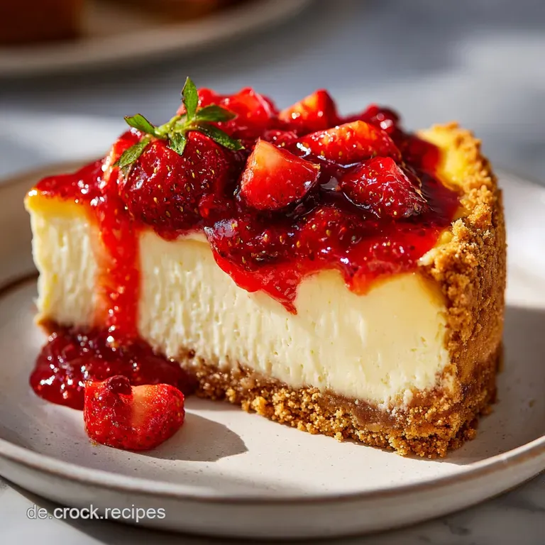 K&auml;sekuchen mit Keksboden: Cremig und Knusprig