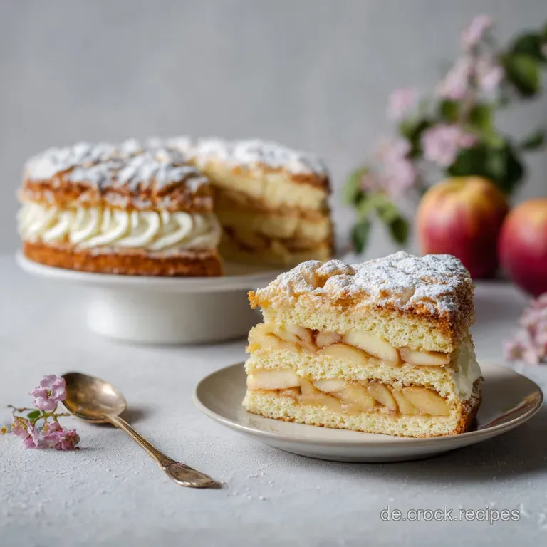 Apfeltorte mit Sahnehaube: Omas bester Klassiker