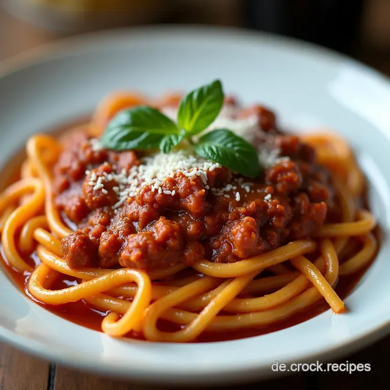 Klassische Bolognese Sauce Wie bei Nonna