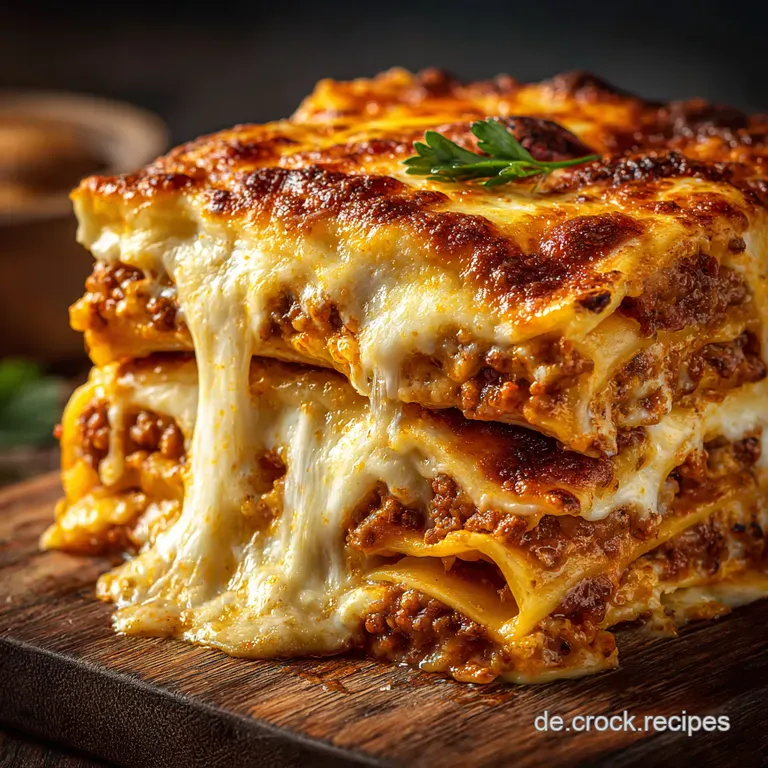 Klassische Lasagne Bolognese nach Omas Art