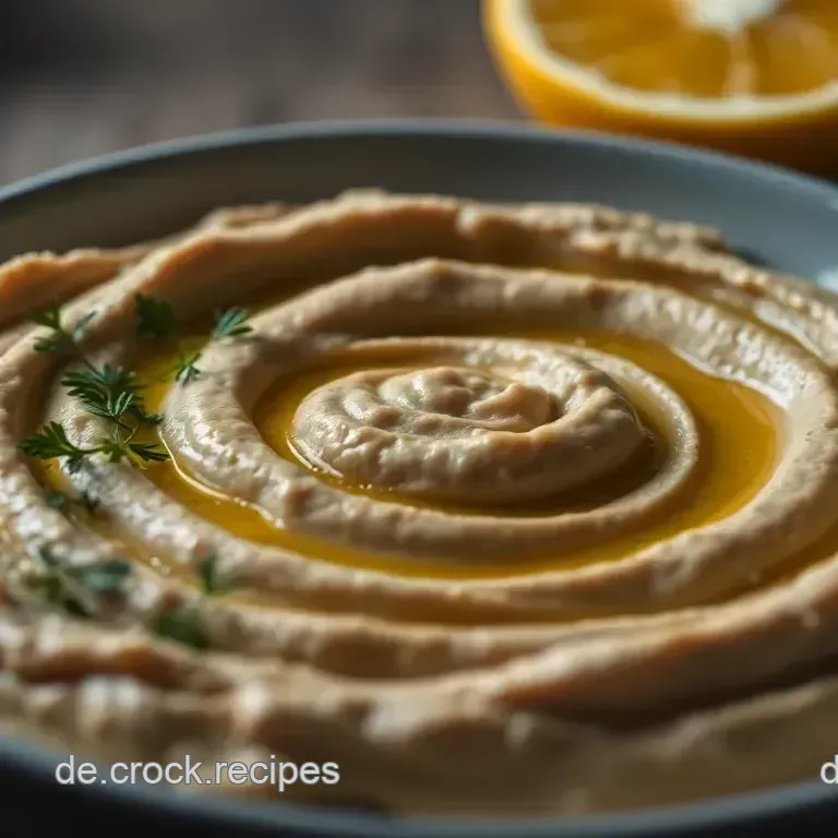 Klassisches Hummus Rezept: Cremiger Kichererbsen-Dip mit Zitrone