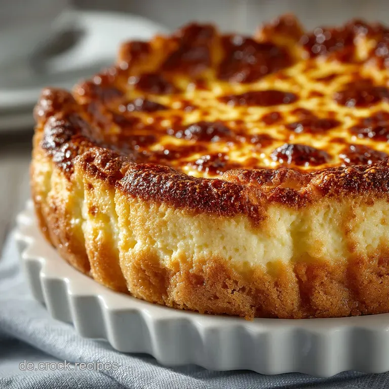 Der Seelentröster Klassischer Deutscher QuarkKäsekuchen Einfach und Cremig presentation