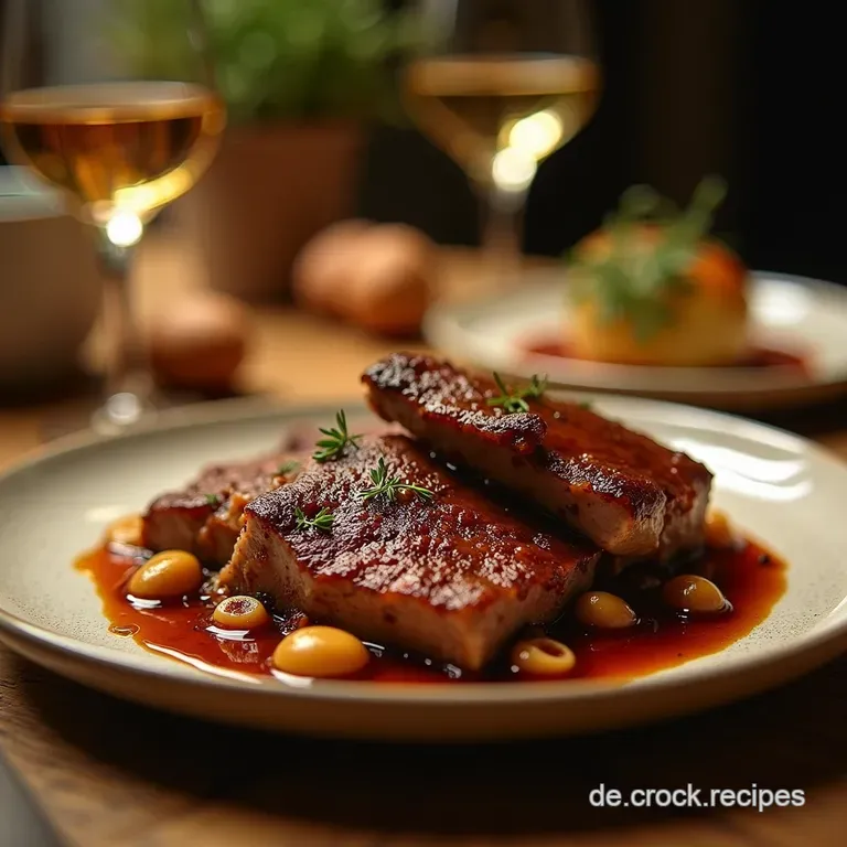 Der K&ouml;nig Der Braten Saftiger Rheinischer Sauerbraten Mit Selbstgemachter Rosinensauce presentation