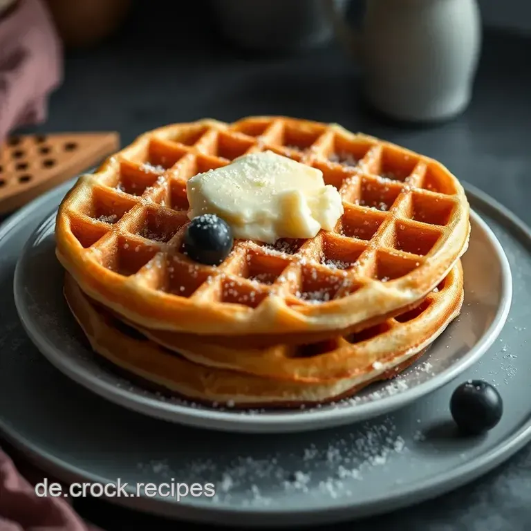 Klassischer Waffelteig: Knusprige Köstlichkeiten für jeden Anlass presentation