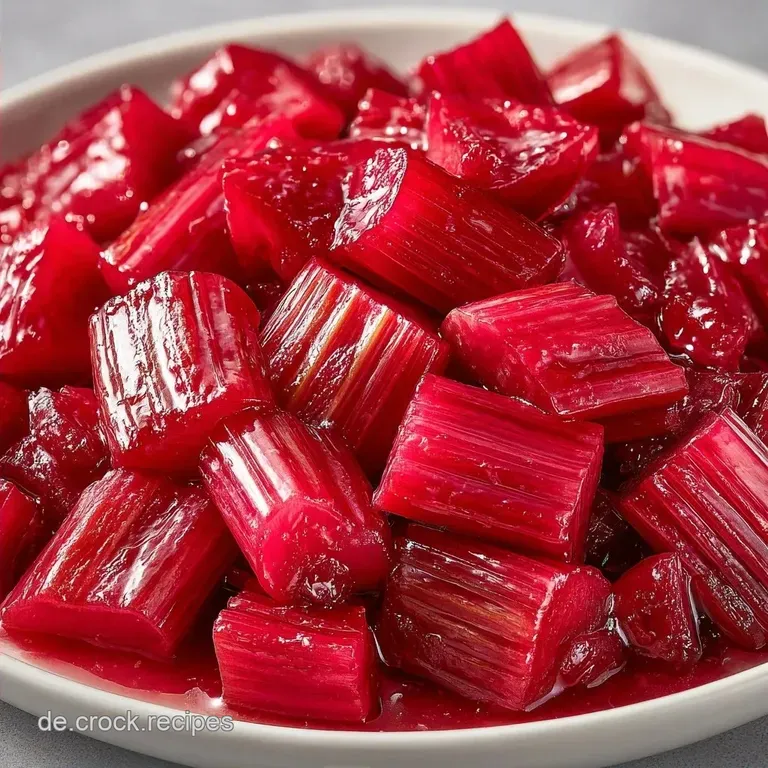 Rhabarberkompott wie fr&uuml;her: Fruchtig und Sauer