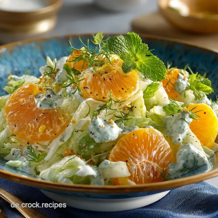 Knusperwunder mit MandarinenKick Der klassische Eisbergsalat