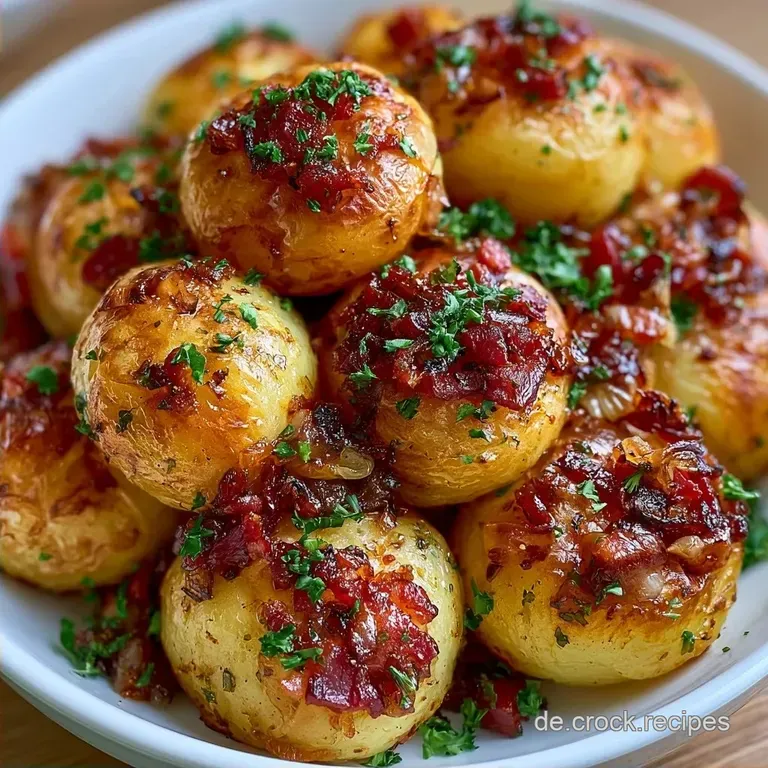 Knusprige Bratkartoffeln Aus Rohen Kartoffeln Mit Speck