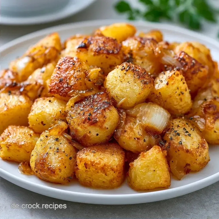 Knusprige Bratkartoffeln aus rohen Kartoffeln