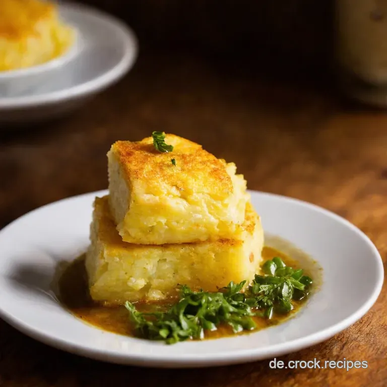 Knusprige Polentaecken Mit Mangold Pilzf&uuml;llung presentation