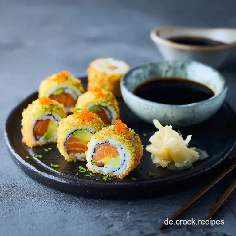 Tempura Rolls Selber Machen: Knusper-Sushi-Genuss presentation