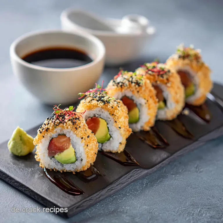 Tempura Rolls selber machen: Knusper-Sushi-Genuss