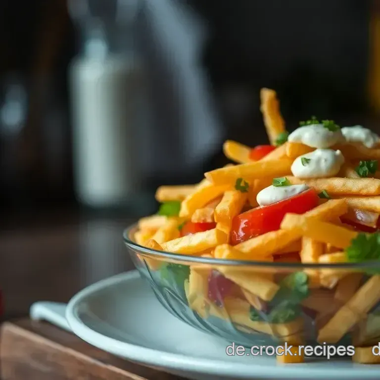 Curly Fries Salat: Knusprig Lecker &amp Einfach! Mein Rezept