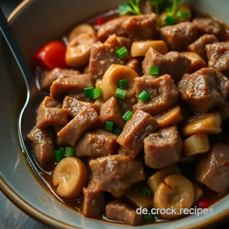 Koreanische Hackfleisch-Bowl presentation