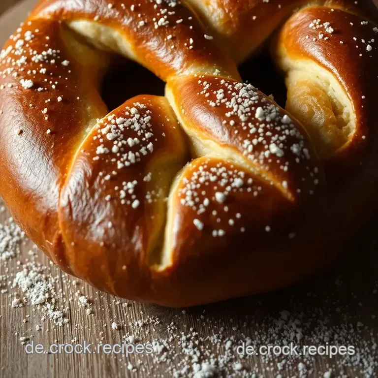 Köstliche bayerische Bretzel selbst gemacht presentation