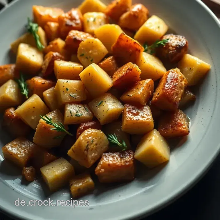 Köstliche Ofenkartoffeln mit Knuspriger Haut und Fluffigem Innern presentation