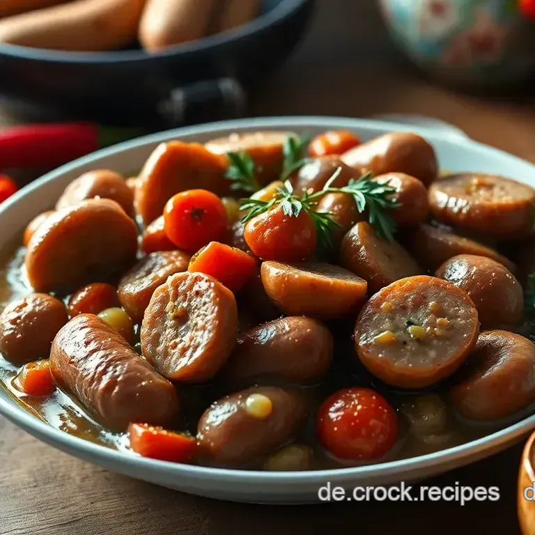 Köstliches Wurstgulasch mit Bratwurst & Paprika