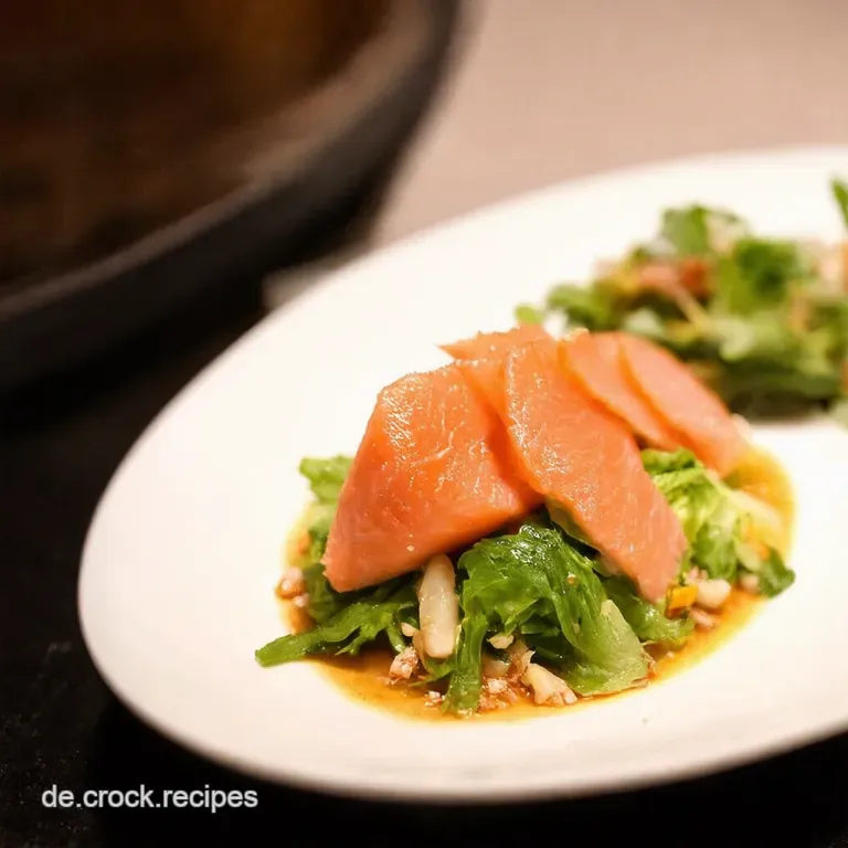 Lachssashimisalat Spicy Thai Ein Hauch Von Bangkok presentation