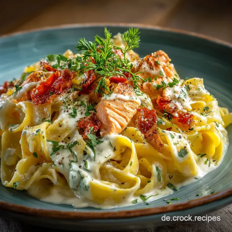 LachsTagliatelle mit cremiger Zitronensoße BlitzLuxus in 35 Minuten