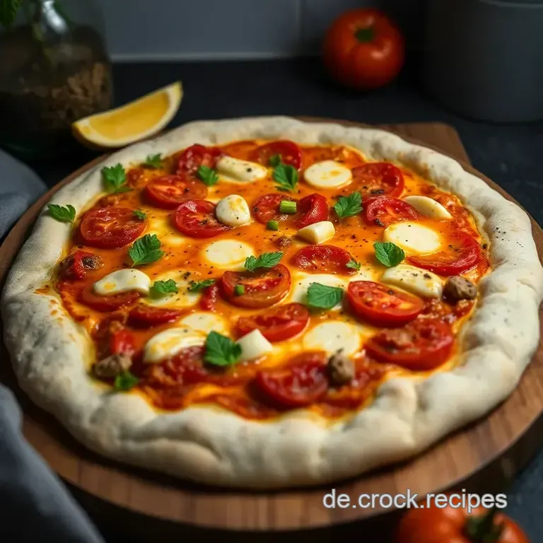 Lahmacun – Türkische Pizza mit würziger Fleischfüllung presentation