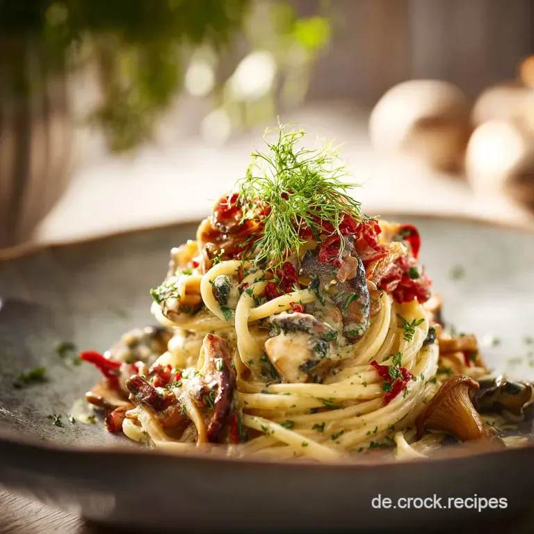 Linguine mit Pfifferlingen Ein Teller voll Herbstglück Die cremige WaldPasta