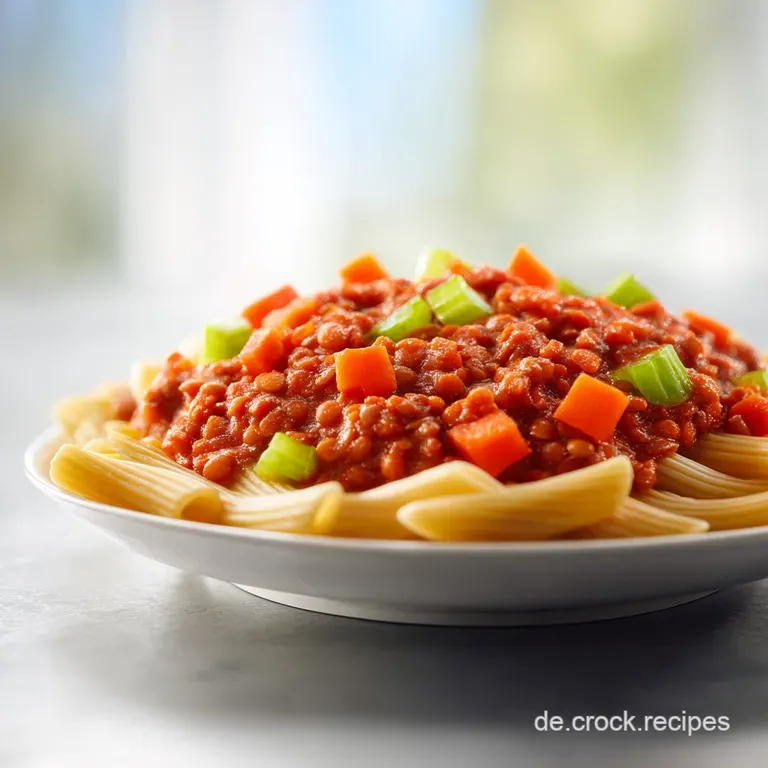 Linsen Bolognese: Samtig und Herzhaft