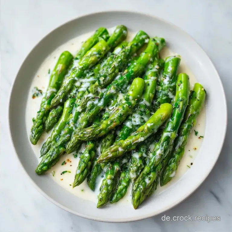 Spargel Beilage: Cremige Parmesan-Pfanne