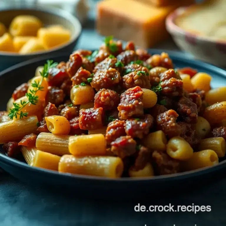 Makkaroni Hack-Cheddar-Traum – Der schnelle Teller Glück! presentation