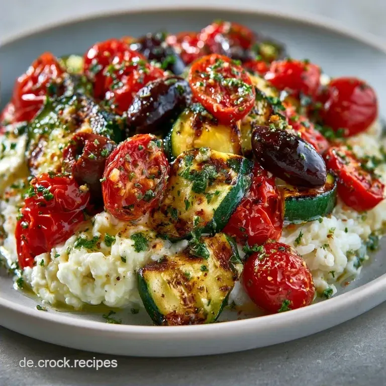 Mediterrane Zucchini-Pfanne Mit Feta