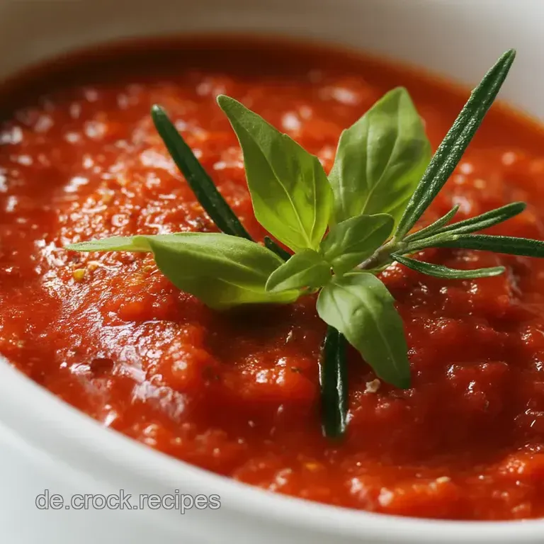 Nonna’s Geheimnis: Eine samtweiche Tomatensauce die nach Zuhause schmeckt