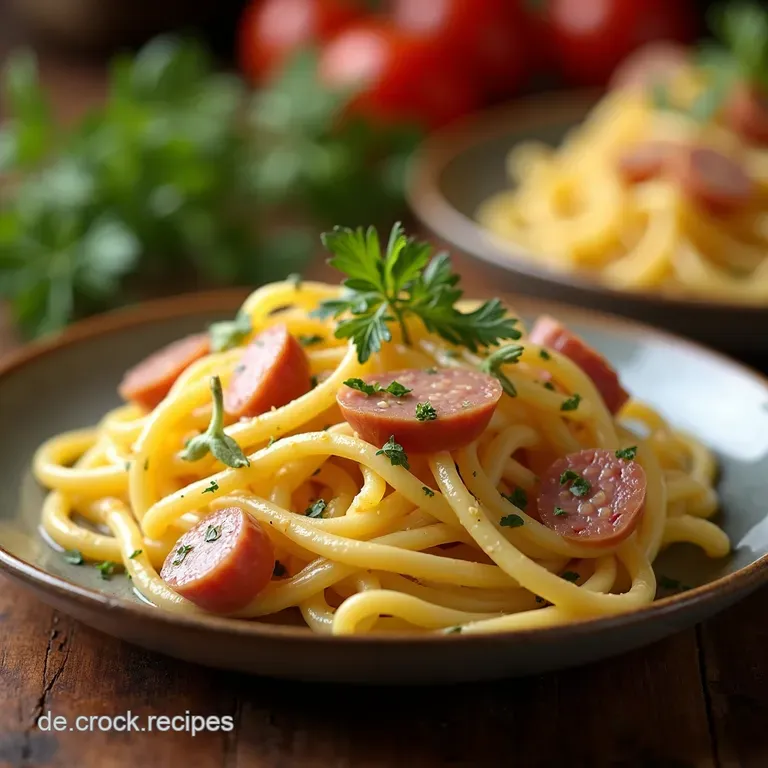 Nudelauflauf Mit Schinken Und K&auml;se Wie Bei Oma presentation