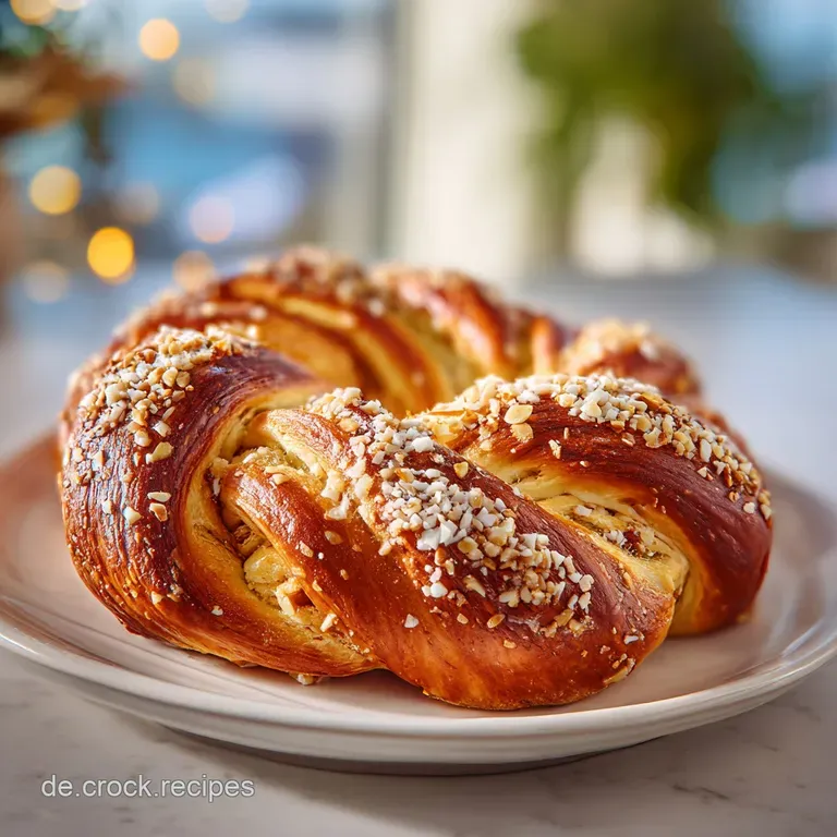 Nusszopf Nusskranz Rezept Backen: Saftig