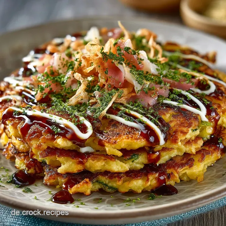 Okonomiyaki Der authentische WasduwillstPfannkuchen OsakaStil