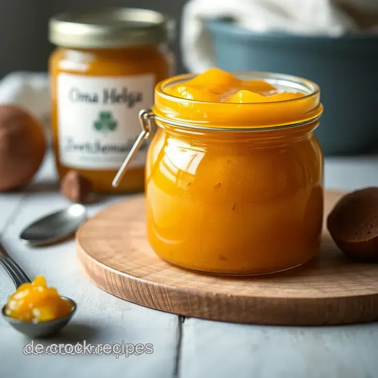 Oma Helga's Zwetschgenmarmelade: Der Geschmack von Zuhause Oma Helga's Zwetschgenmarmelade: Der Geschmack von Zuhause