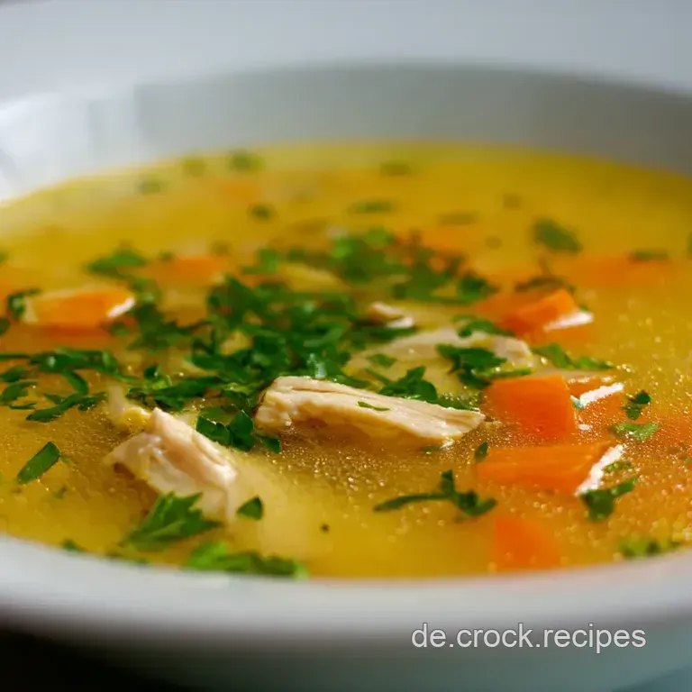 Oma s Herzhafte Hühnersuppe: Das Rezept für kalte Tage