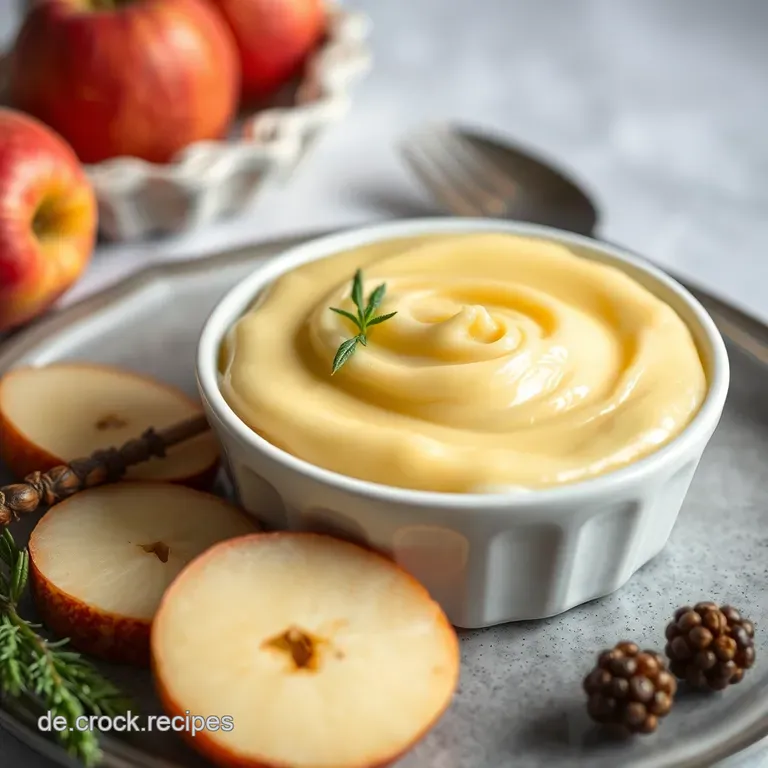 Omas Einfaches Apfelmus - Homemade Applesauce presentation