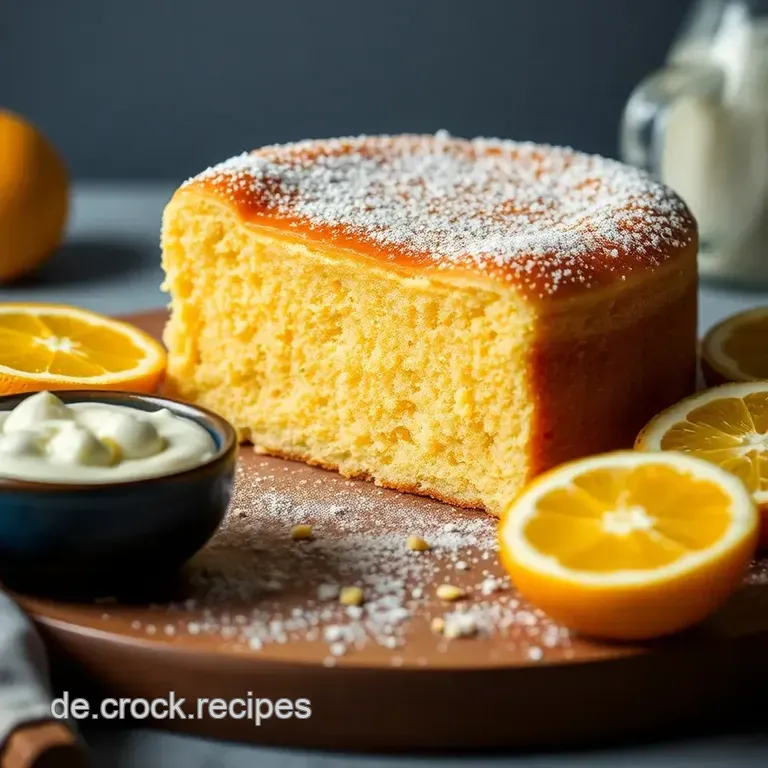 Omas Geheimnis: Saftiger Zitronenkuchen presentation