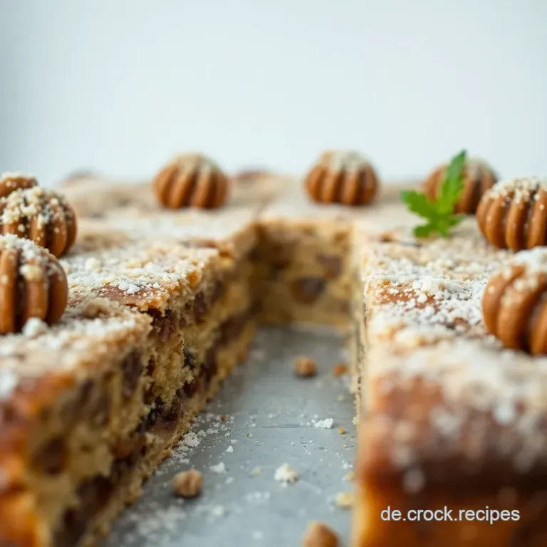 Omas Geheimnis: Saftiger Zwetschgenkuchen mit Knusperstreuseln presentation
