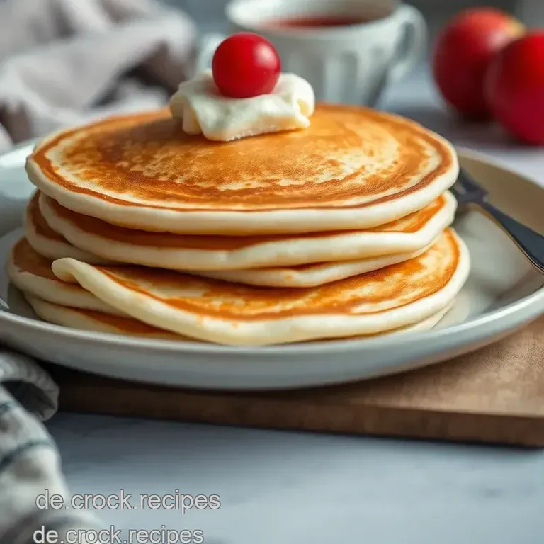 Omas Goldbraune Glücks-Pfannkuchen presentation